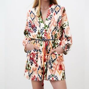 Colorful Patterned Kimono